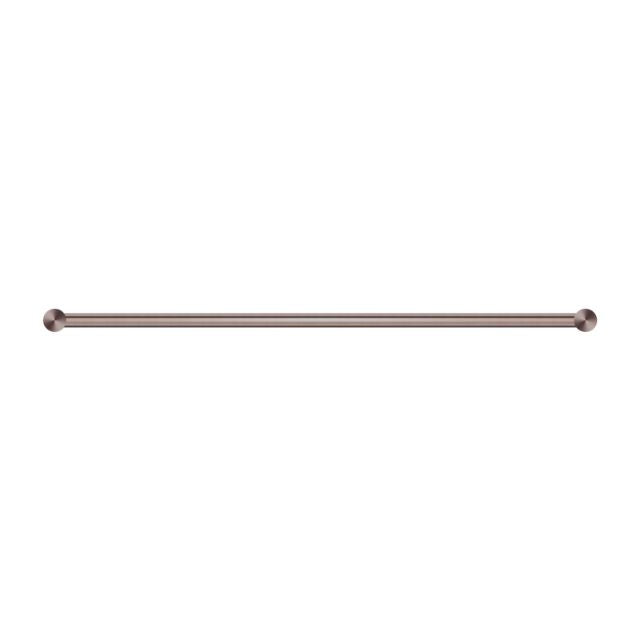 Front Nero New Mecca Double Towel Rail 600mm Brushed Bronze NR2324DBZ - The Blue Space
