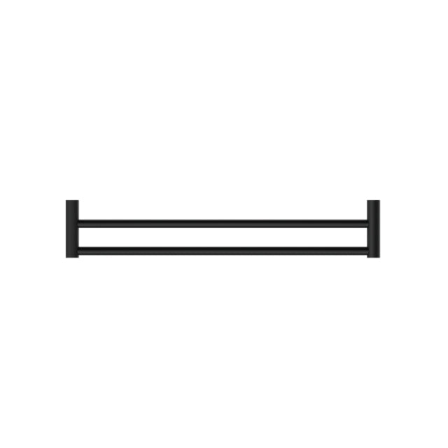 Buy Nero New Mecca Double Towel Rail 800mm Matte Black NR2330dMB | The Blue Space
