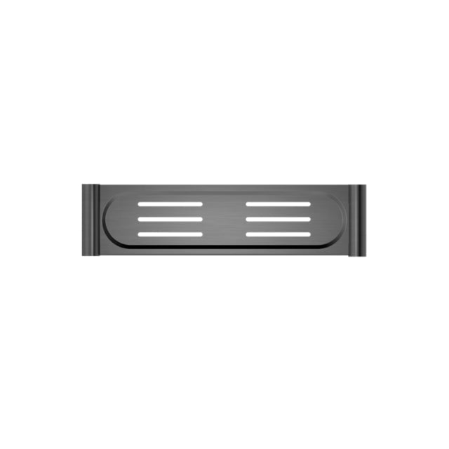 Shop Online Nero New Mecca Metal Shower Shelf Gun Metal  NR2387aGM | The Blue Space