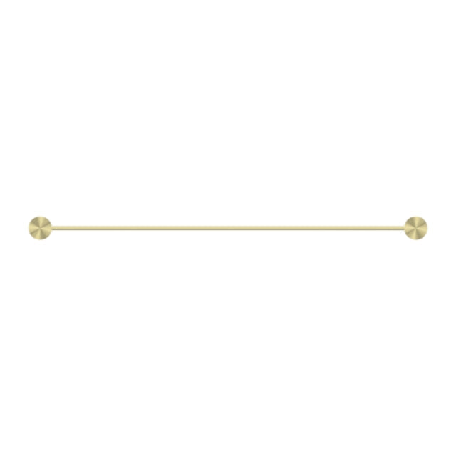 Buy Nero Opal Single Towel Rail 800mm Brushed Gold NR2530BG - The Blue Space