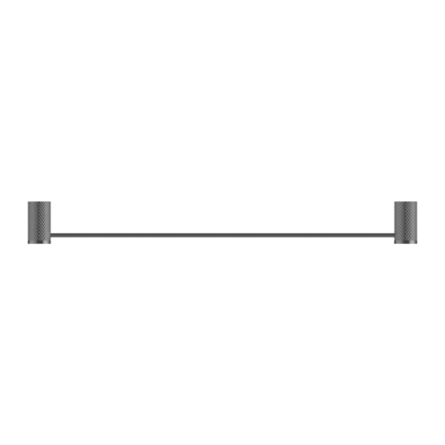 Shop Online Nero Opal Single Towel Rail 800mm Graphite NR2530GR - The Blue Space