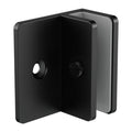 Nero Shower F-Shaped Bracket 100mm Glass Matte Black NRSH202aMB - The Blue Space
