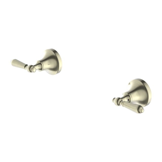 Nero York Wall Top Assemblies With Metal Lever Aged Brass NR692109b02AB - The Blue Space