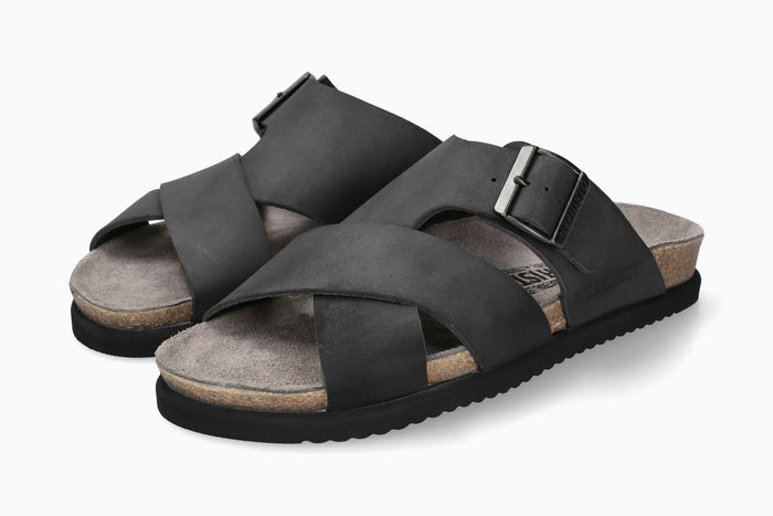 Nordine - Black Men Cork Sandals