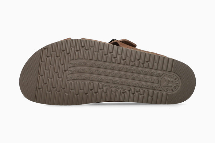 Nordine - Dark Brown Men Cork Sandals