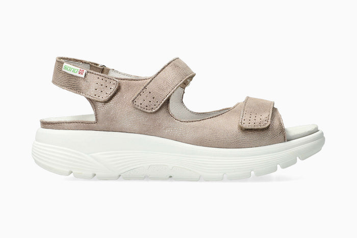 Norine - Light Taupe Women Walking