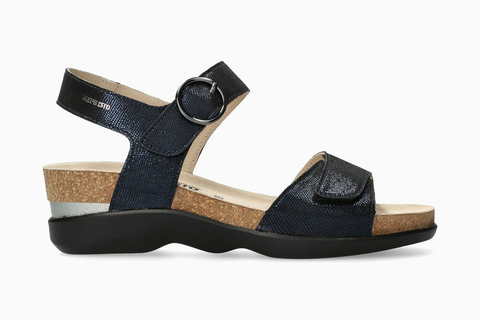 Oriana - Navy Women Cork Sandals