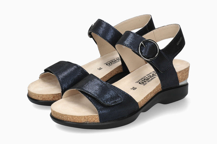 Oriana - Navy Women Cork Sandals