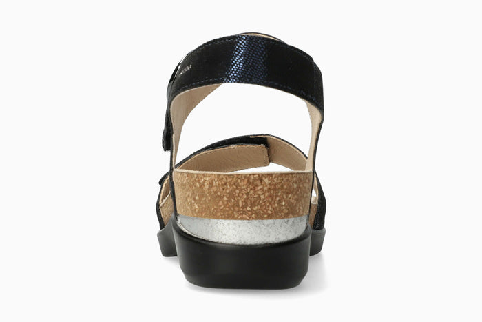 Oriana - Navy Women Cork Sandals