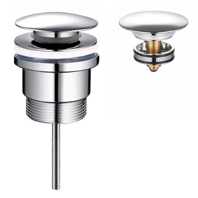 Otti Universal Mushroom 32mm Pop Up Waste - Chrome M43CH - The Blue Space