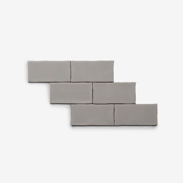 Oyster Luca Hand Made Gloss Subway Tile 75 x 150 x 8mm