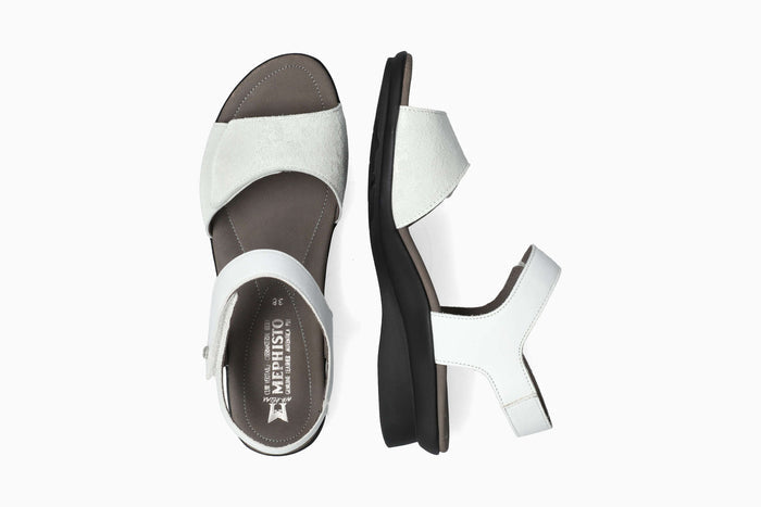 Pattie - White Women Sandals
