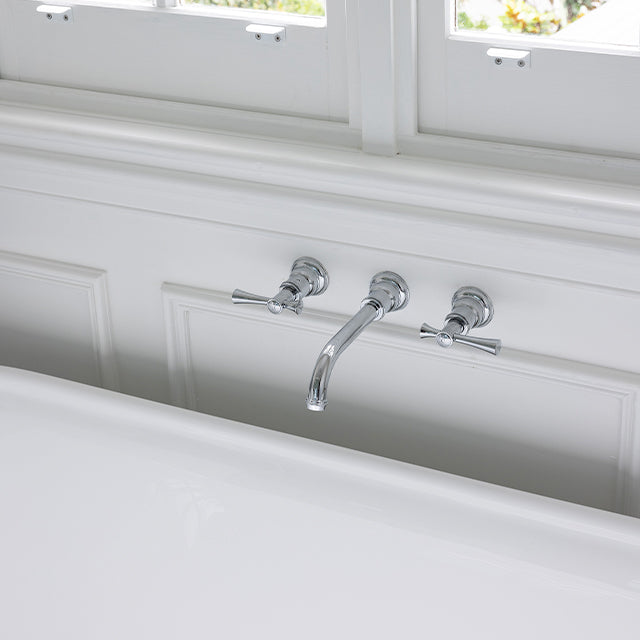 Lifestyle; Phoenix Cromford Wall Basin / Bath Outlet 200mm