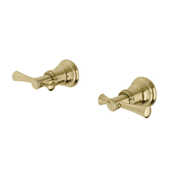 Phoenix Cromford Wall Top Assemblies Brushed Gold - The Blue Space