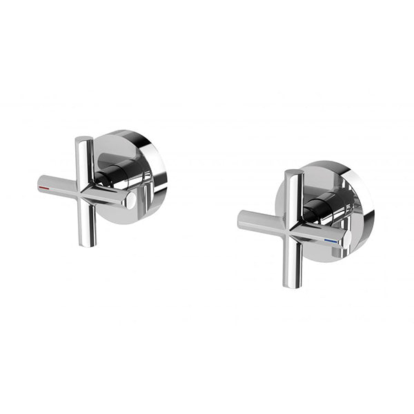 Phoenix Vivid Slimline Plus Wall Top Assemblies - Chrome online at The Blue Space