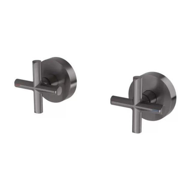 Phoenix Vivid Slimline Plus Wall Top Assemblies Brushed Carbon 119-0600-31-1 - The Blue Space