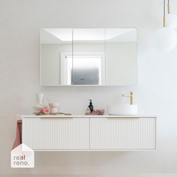 Phoenix Vivid Slimline Vessel Mixer-Brushed Gold Real Reno