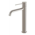 Phoenix Vivid Slimline Vessel Mixer Curved Outlet - Brushed Nickel online at the Blue space