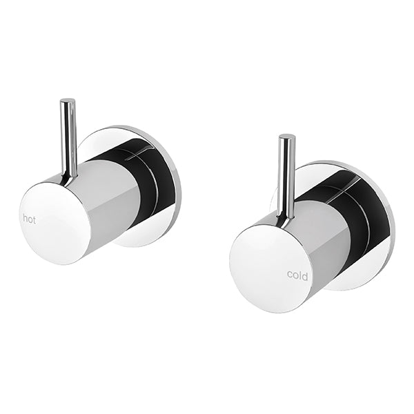Phoenix Vivid Slimline Wall Top Assemblies 15mm Ext Spindles - Chrome