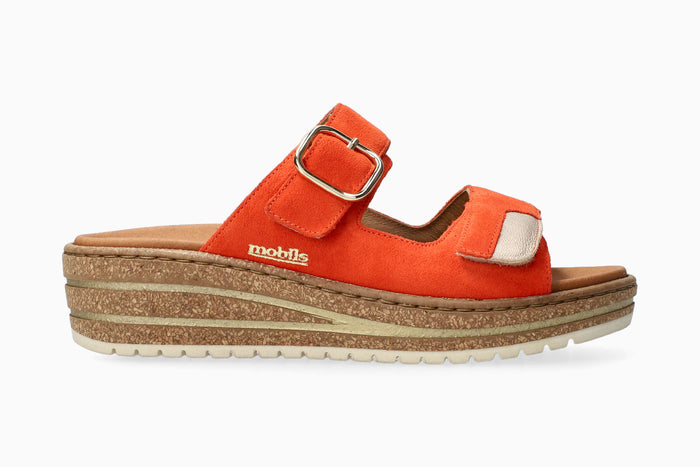 Randya - Tangerine Women Sandals