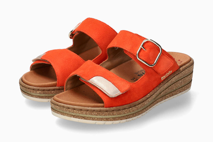 Randya - Tangerine Women Sandals