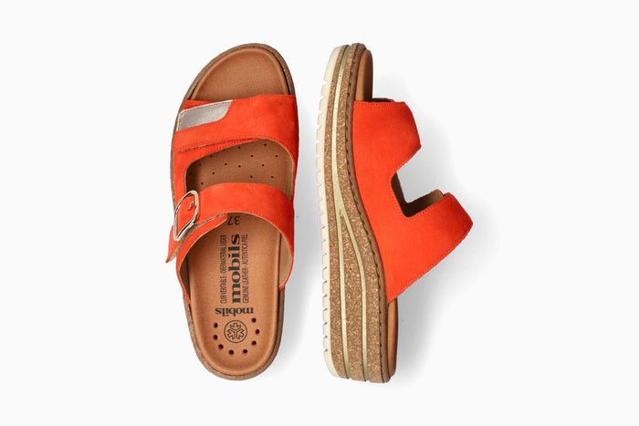 Randya - Tangerine Women Sandals