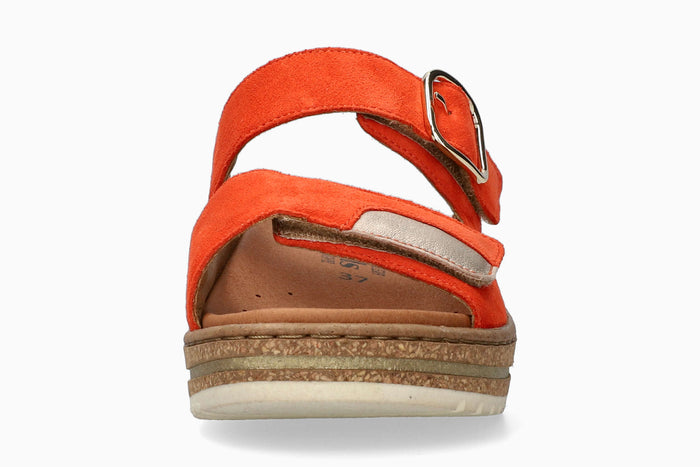 Randya - Tangerine Women Sandals