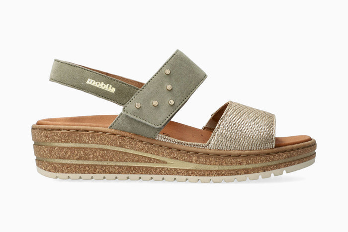 Ruth - Gold Women Sandals