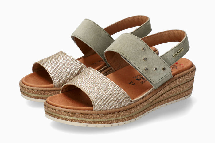 Ruth - Gold Women Sandals