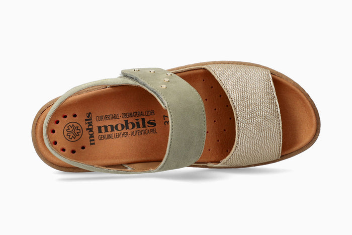 Ruth - Gold Women Sandals