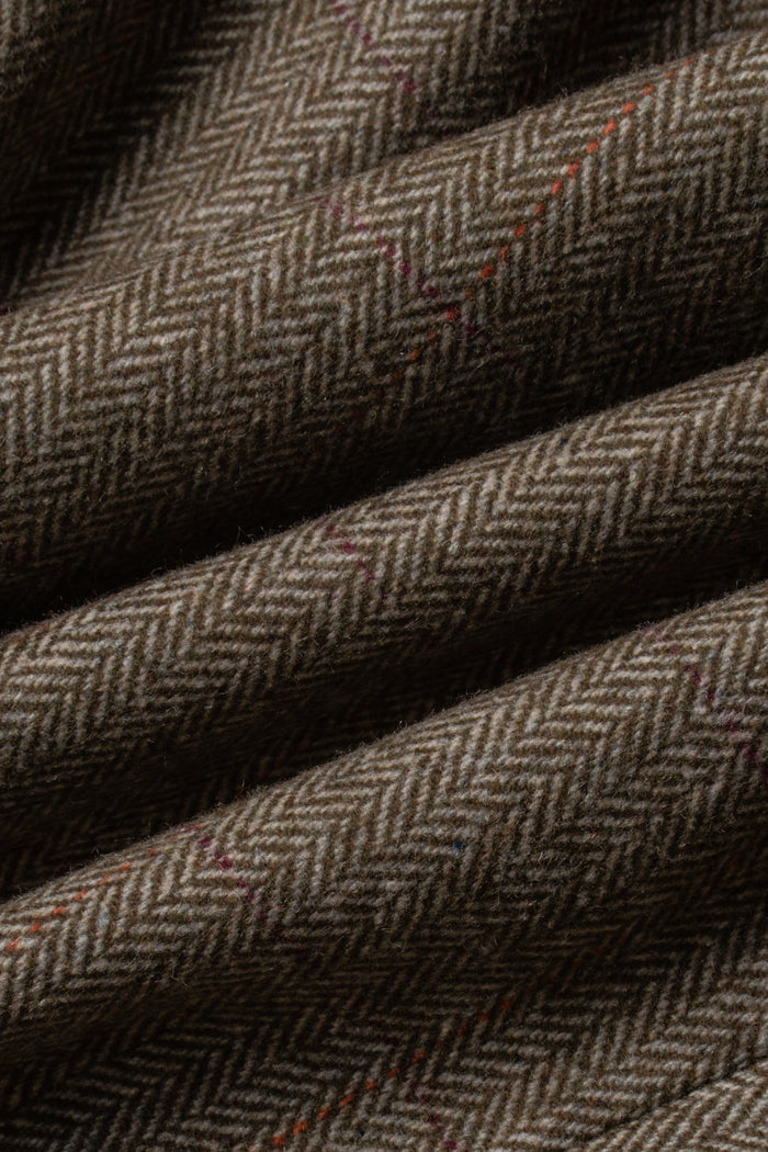 Sage Tweed Check Waistcoat - House of Cavani