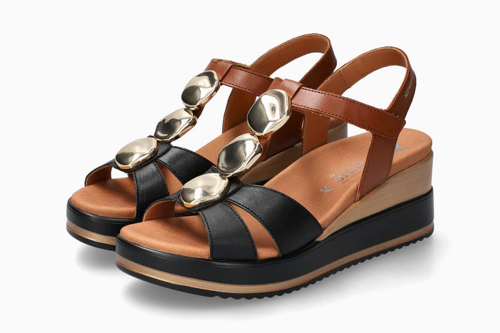 Sallie - Black Women Sandals With Heel