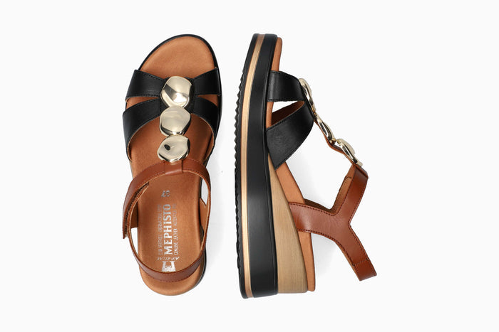 Sallie - Black Women Sandals With Heel