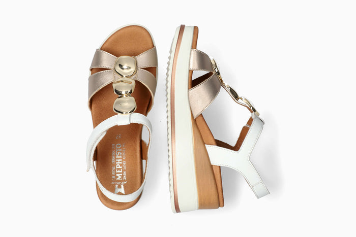 Sallie - Platinum Women Sandals With Heel