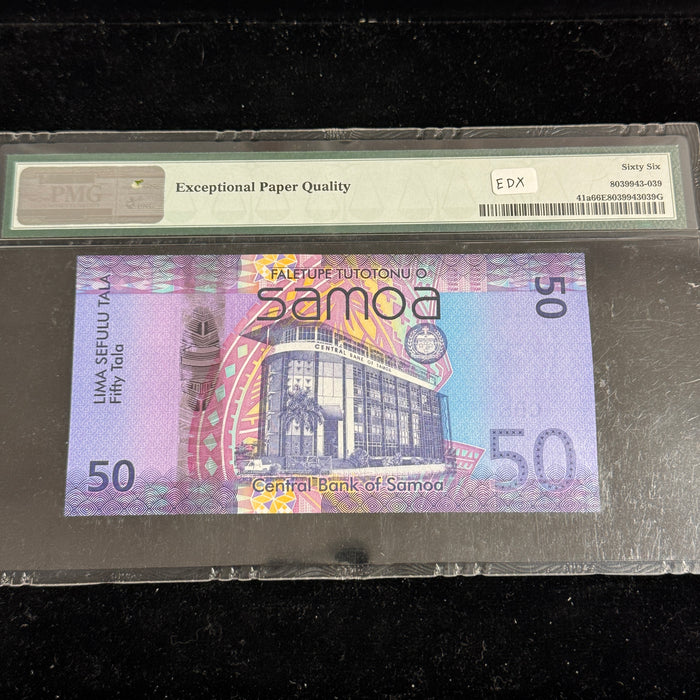Samoa 2008 50 Tala, P#41a, PMG 66 Gem Unc EPQ