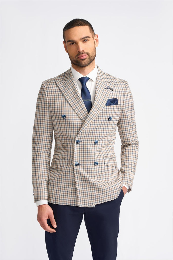 Sergio Double Breasted Blazer Front