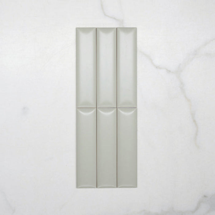 Faces No Hand Sunset Sage Avocado Satin Dune Ceramic Tile 50x200mm  - The Blue Space