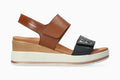 Swena N - Navy Women Sandals With Heel