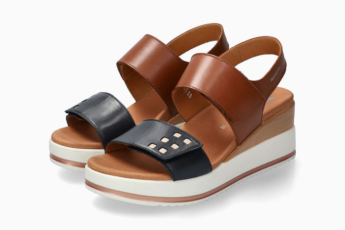 Swena N - Navy Women Sandals With Heel