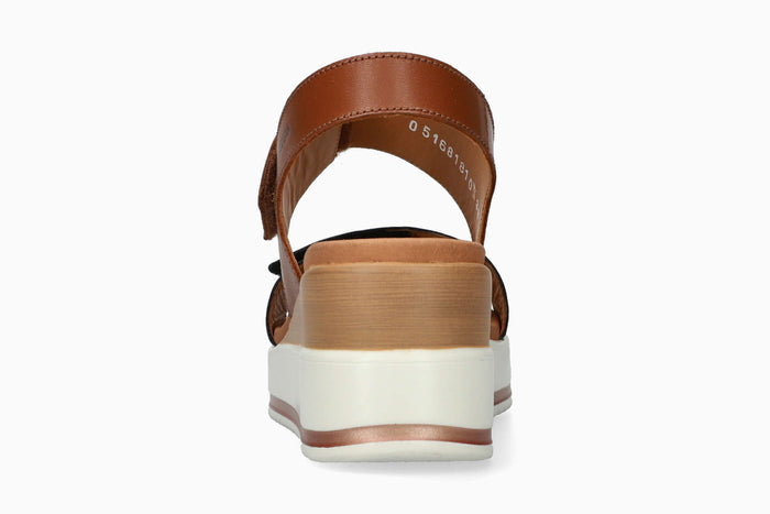 Swena N - Navy Women Sandals With Heel