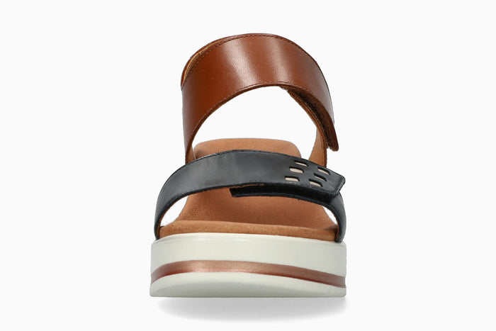 Swena N - Navy Women Sandals With Heel