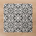 Tamarama Black Matt P3 Cushioned Edge Porcelain Tile 300x300mm - The Blue Space