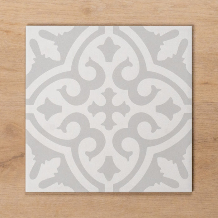 SIngle no Hand Tamarama Soft Grey Matt P3 Cushioned Edge Porcelain Tile 300x300mm 3KENGYM - The Blue Space