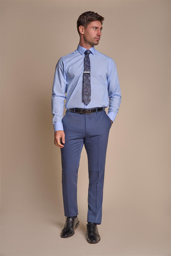 Specter Teal Trousers Front Full View