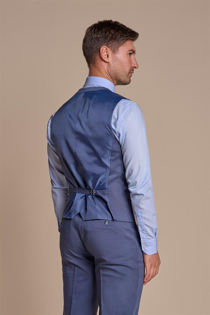 Specter Teal Waistcoat Back
