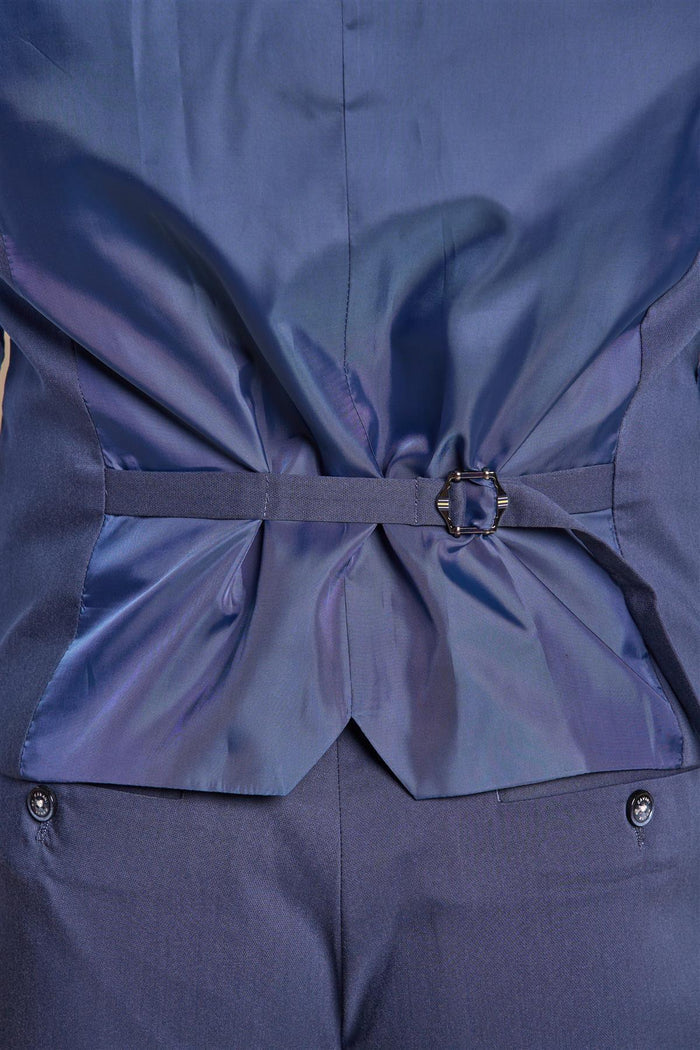 Specter Teal Waistcoat Back Detail