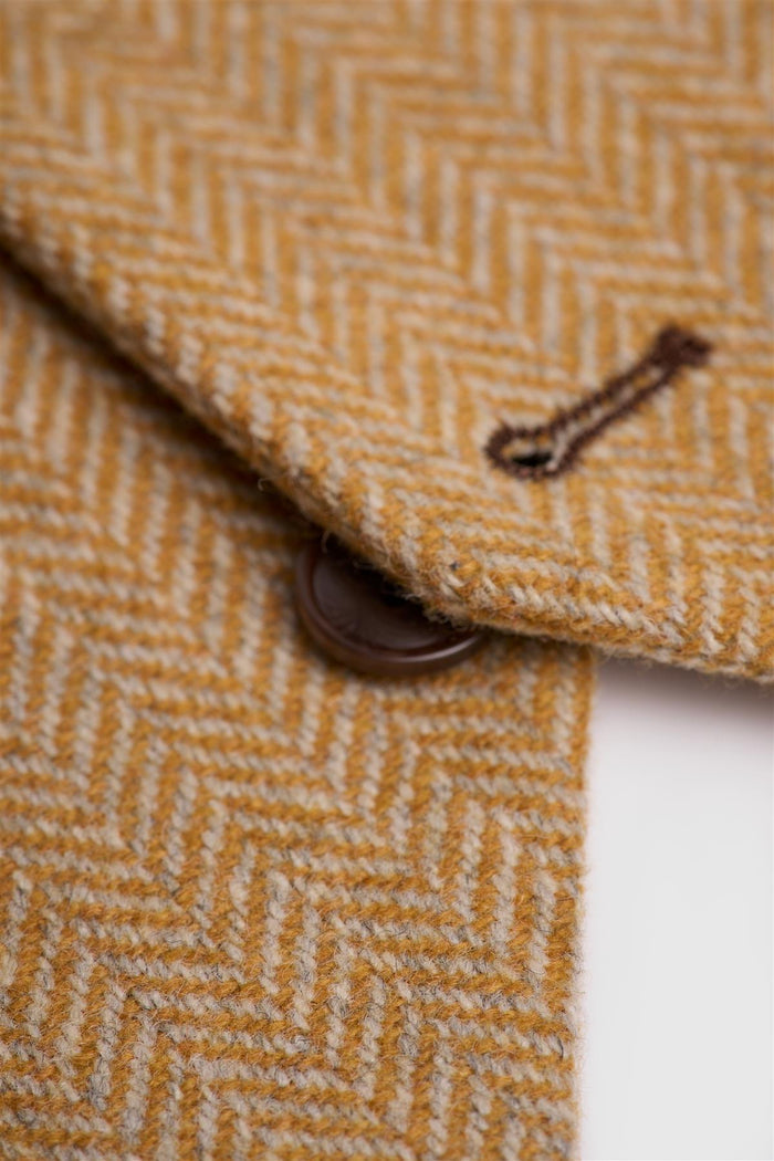 Thomas Amber Tweed Waistcoat