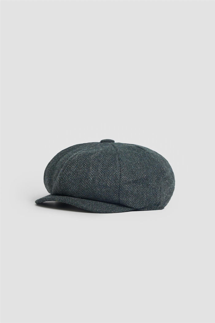 Thomas Lush Olive Baker Boy Caps