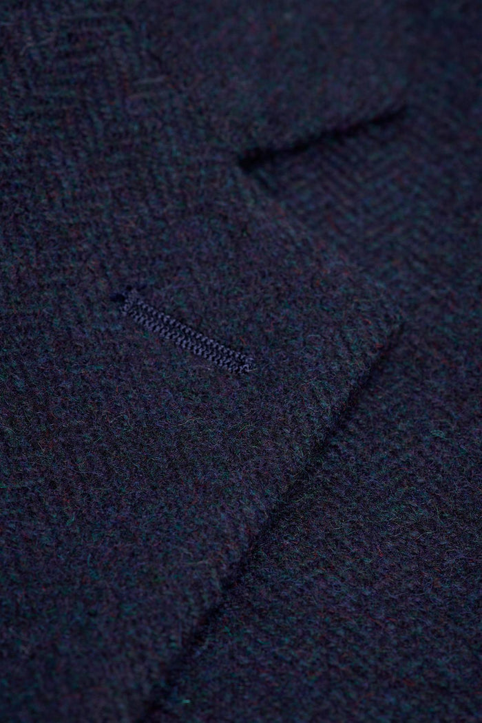 Thomas Navy Tweed Blazer