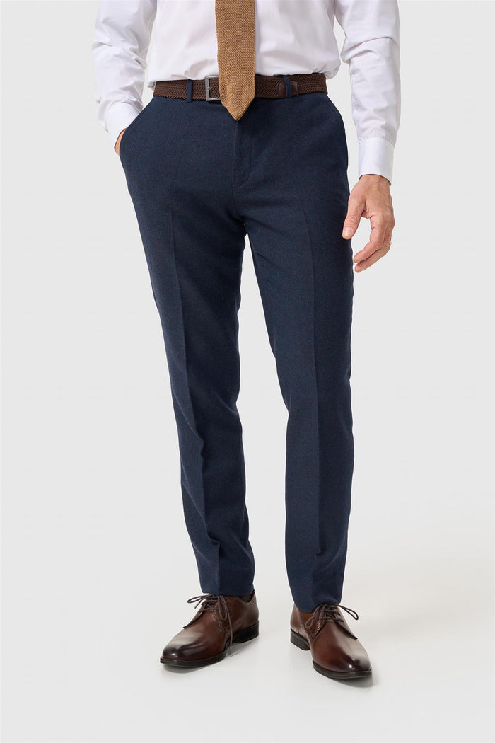 Thomas Navy Tweed Trousers